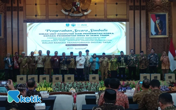 Dapat Hibah Komputer dari Korea, 209 Desa di Bondowoso Naik Kelas Digital