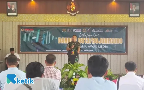Kodim 0813 Bojonegoro Ajak Sinergi Insan Pers Kawal Program Strages Nasional KDKMP