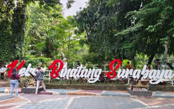 Thumbnail Berita - Awal Tahun 2026 Kebun Binatang Surabaya Diserbu Pengunjung, 3 Wahana Ini Jadi Favorit