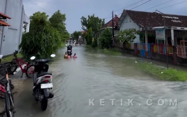 Banjir Luapan Kali Lamong Kembali Rendam Tiga Kecamatan di Gresik