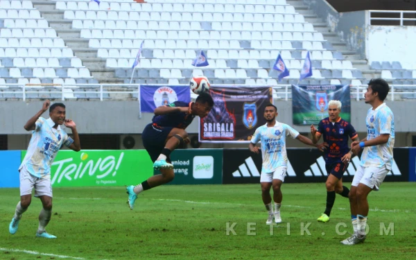 [FOTO] 10 Pemain Sumsel United Libas PSPS Pekanbaru 3-2