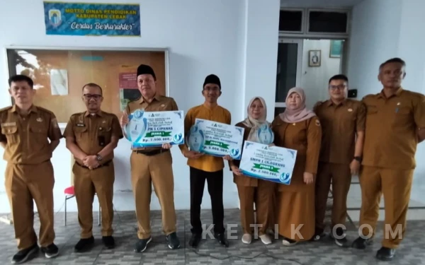 Disdik Lebak Berikan Penghargaan kepada Pemenang Lomba Sekolah Sehat 2025