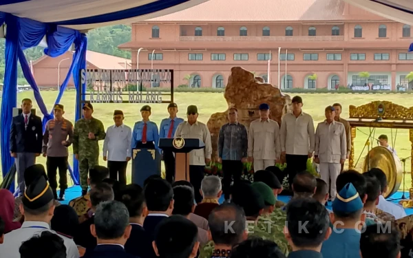 [FOTO] Suasana Eksklusif SMA Taruna Nusantara Kampus Malang di Hari Peresmian oleh Presiden Prabowo