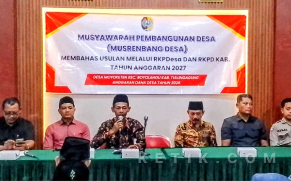 Dana Desa Turun Tajam, Pemdes Moyoketen Fokus Kesehatan dan Sosial