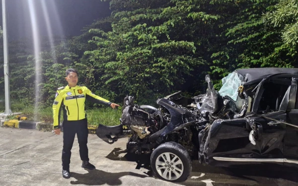 Satlantas Polres Tegal Tangani Kecelakaan Maut di PPTR, Satu Orang Tewas