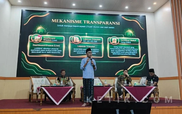 Wizstren Siap Jadikan Nurul Jadid Pilot Project Dana Abadi Pesantren saat Harlah ke-77