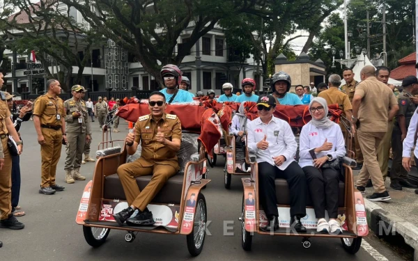 Thumbnail Berita - Wahyu Hidayat Optimistis Becak Listrik Jadi Senjata Baru Dongkrak Pariwisata Kota Malang