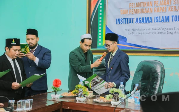 INAISTA Bondowoso Tancap Gas Menuju Kampus Unggul, Rektor Lantik Pejabat Struktural 2026–2031
