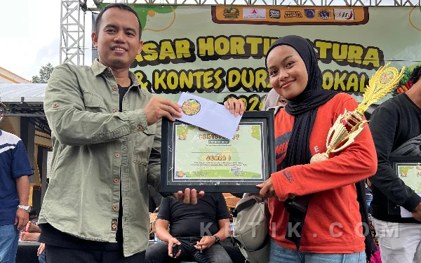 Pasar Hortikultura Blitar, Jairi Irawan Dorong Durian Lokal Tembus Pasar Luas