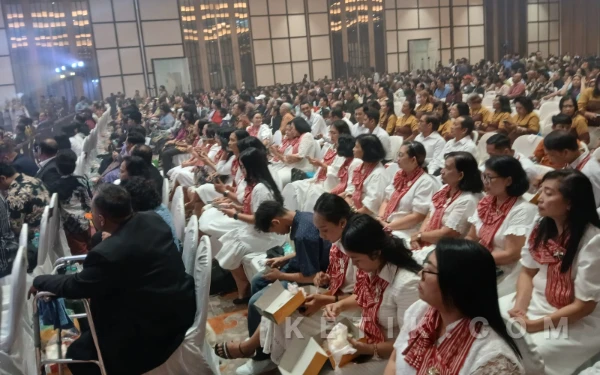 Bamag Gresik Rayakan Natal di Graha Kartini, Harmoni Umat Beragama Kunci Gresik Lebih Maju