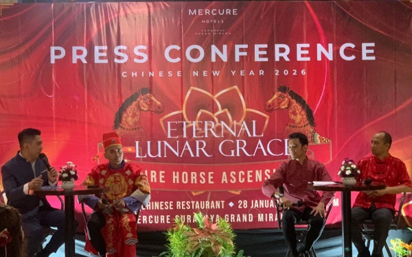 Eternal Lunar Grace, Mercure Surabaya Grand Mirama Sambut Tahun Kuda Api dengan Kemewahan Tradisi
