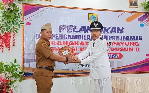 Thumbnail Berita - Hendri Sulistyono Resmi Dilantik Jadi  Kadus II Desa Payung Pemalang, Camat Bodeh Pesan Jaga Nama Baik Desa