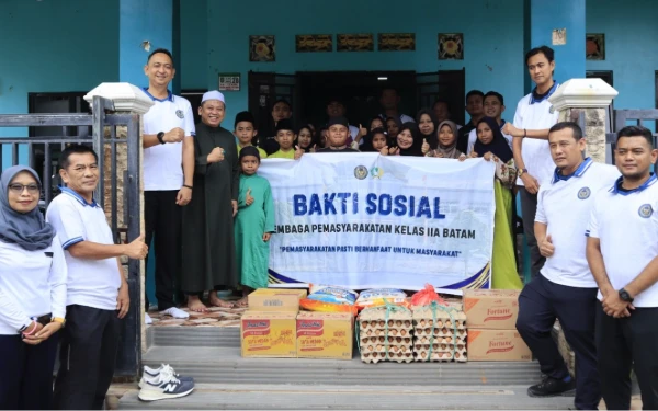 Semangat Empati dan Solidaritas, Lapas Batam Gelar Bakti Sosial di Panti Asuhan Bina Insan Madani