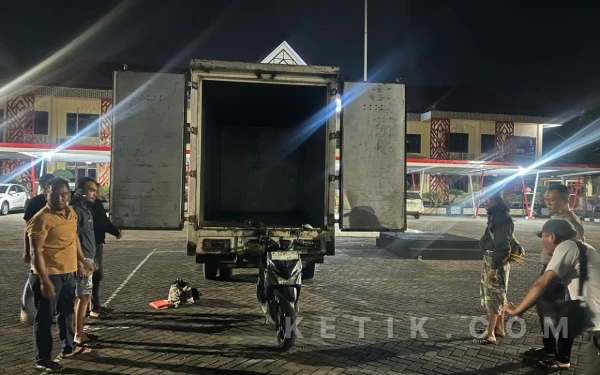 Truk Bermuatan Sepeda Motor Curian Ditangkap Satreskrim Polres Situbondo