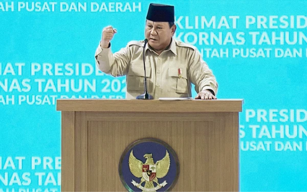 Buka Rakornas Pemerintah Pusat dan Daerah 2026, Presiden Soroti Harapan Rakyat terhadap Pemimpin
