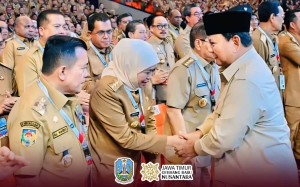 Khofifah Tegaskan Komitmen Jatim Jadi Motor Asta Cita di Rakornas 2026