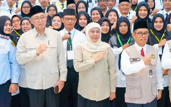 Gubernur Khofifah Buka Diklat PPIH Embarkasi Surabaya 2026, Tekankan Penguatan Niat dan Empati Pelayanan