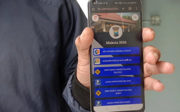Cukup Scan QR Code! Mikrosite Polresta Malang Kota Jadi Panduan Digital Jemaah Mujahadah Kubro 1 Abad NU