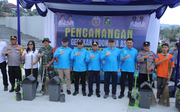 Gebrakan Indonesia ASRI di Sumut Dimulai dari Parapat, Wagub Surya: Kebersihan Tanggung Jawab Bersama!