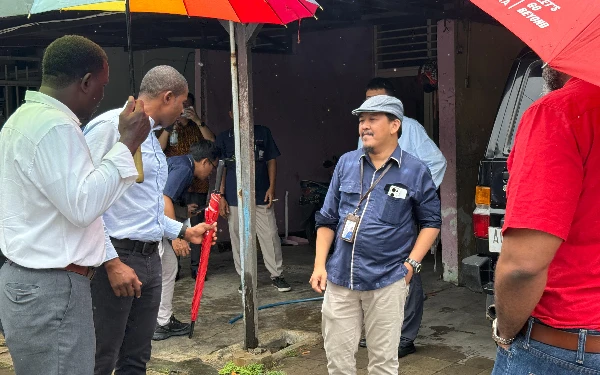 Delegasi Antigua Pelajari Teknologi Smart Water Meter di Perumda Surya Sembada Surabaya