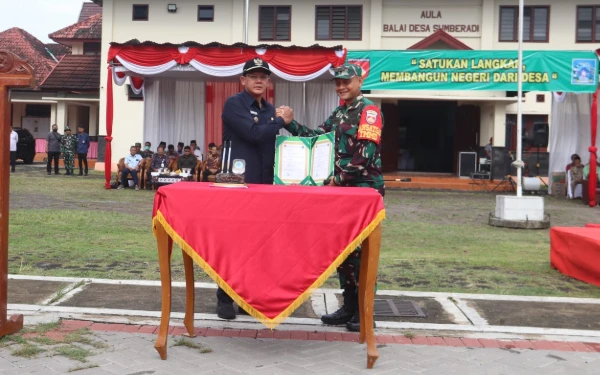 Sinergi TNI dan Pemkab Sleman Gotong Royong Bangun Desa