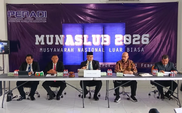 Imam Hidayat Terpilih Jadi Ketua Umum DPN Peradi di Munaslub 2026 Depok