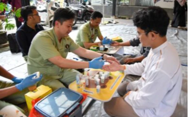 Masjid FK UB Gelar Cek Kesehatan Gratis, Ajak Masyarakat Sehat Bugar Jalani Puasa