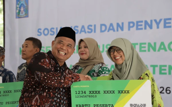 Lindungi Anggota BPKal Sleman, Bupati Harda Guyur Jaminan Sosial dari APBD
