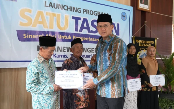Lawan Kemiskinan, Sleman Luncurkan Program 'Satu Taskin' di Ngemplak
