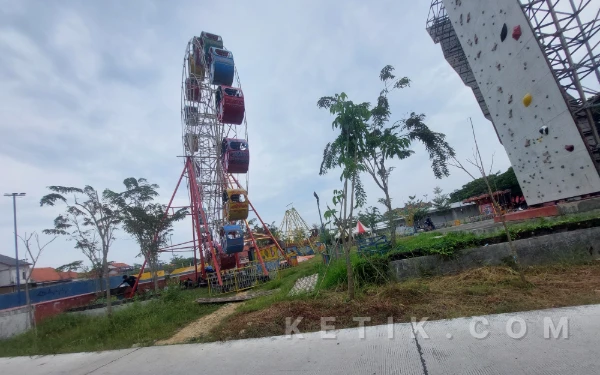 Wahana Pasar Malam di Sampang Sport Center Tetap Beroperasi Tanpa Izin Polres Sampang