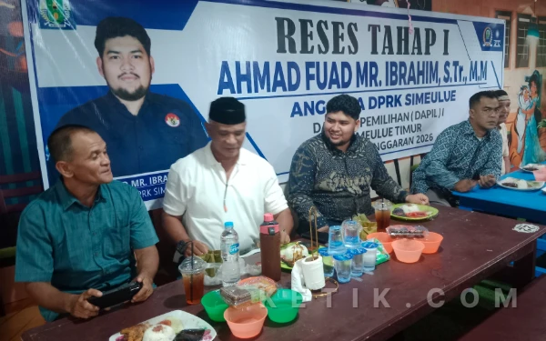 Gelar Reses di Desa Sinabang Simeulue, Ahmad Fuad Siap Perjuangkan Aspirasi Warga