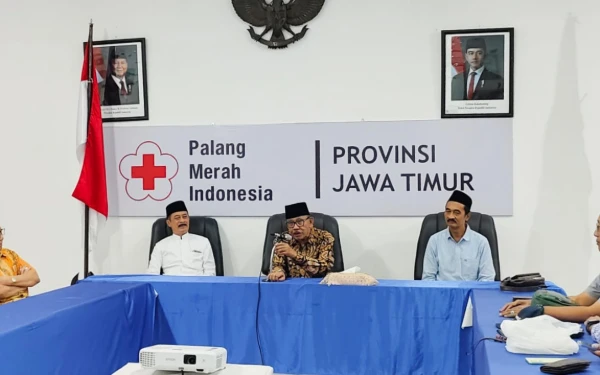 PMI Jatim dan PWI Siap Bangun Jaringan Relawan Jurnalistik untuk Kebencanaan