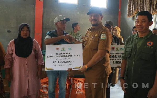 136 Kepala Keluarga Kecamatan Rantau Aceh Tamiang Terima Dana Tunggu Hunian