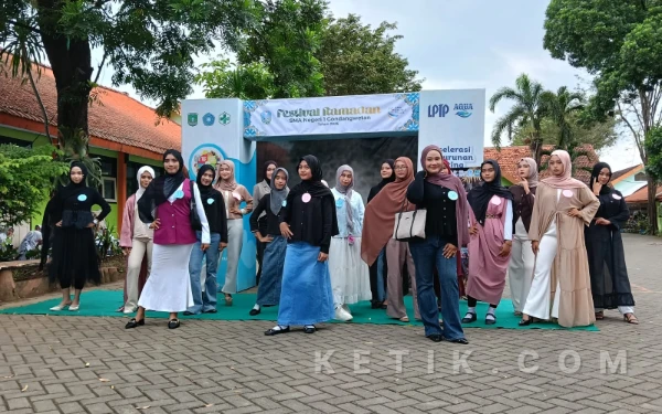 SMAGONTA Hijab Fest 2026, Sinergi Siswa dan Ibu PKK Meriahkan Ramadan di SMAN 1 Gondangwetan