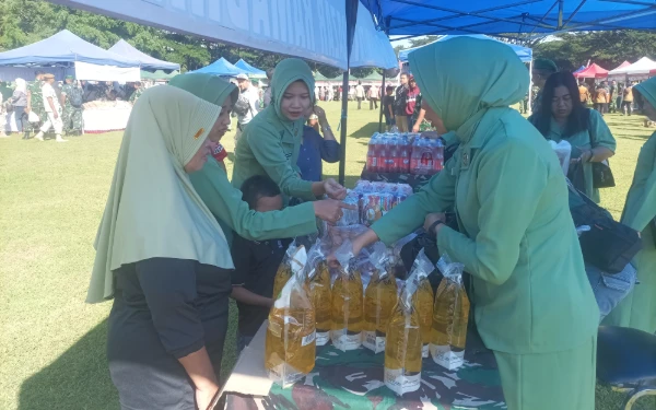 Tekan Inflasi Jelang Idulfitri 1447 Hijriah, TNI Gelar Bazar Murah Ramadan di Kota Malang