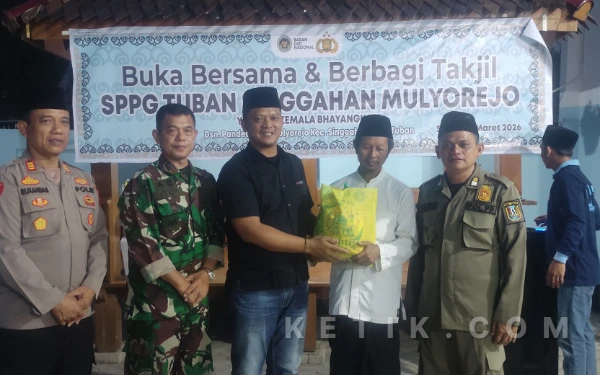 Wujud Kepedulian di Penghujung Ramadan: SPPG Mulyorejo Tuban Bagikan Ratusan Takjil dan Bingkisan Lebaran