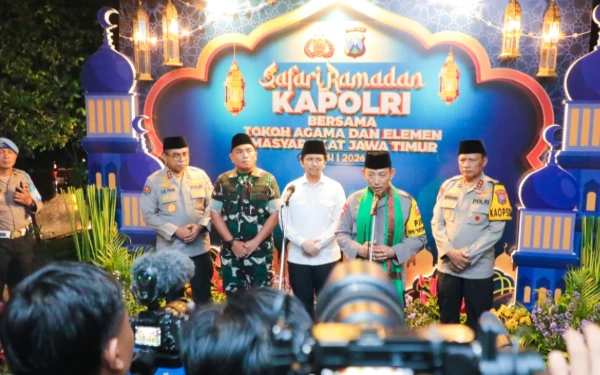 Kapolri Safari Ramadan di Jatim, Perkuat Silaturahmi dengan Elemen Masyarakat