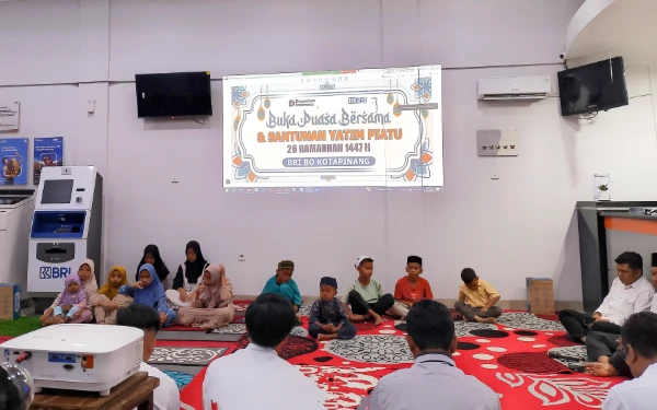 Komitmen Manfaat Kepada Masyarakat, BRI Kotapinang Gelar Baksos Ramadan