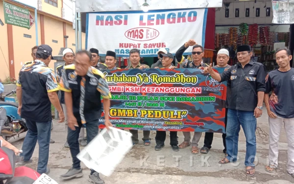 GMBI Brebes Bagikan 1.000 Takjil Gratis kepada Masyarakat