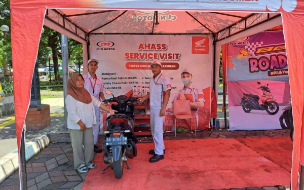 Jangan Takut Mogok! Polres Madiun Sediakan Bengkel Gratis hingga Playground Anak