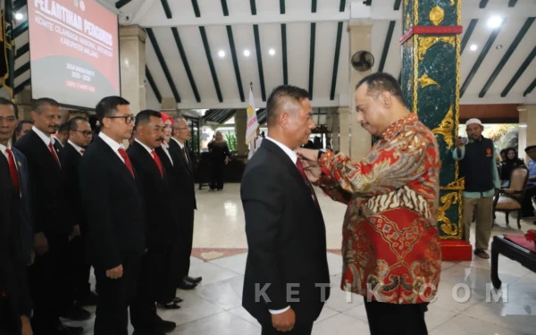 Darmadi Dilantik Ketua KONI Kabupaten Malang, Fokus Pembinaan Atlet Sejak Dini hingga Siap Tempur di Porprov Jatim ‎