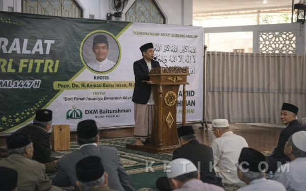 Jadi Khatib Idulfitri di Jakarta, Akademisi Sumenep Prof H.A Bakir Ihsan Usung Tema Kembali ke Fitrah
