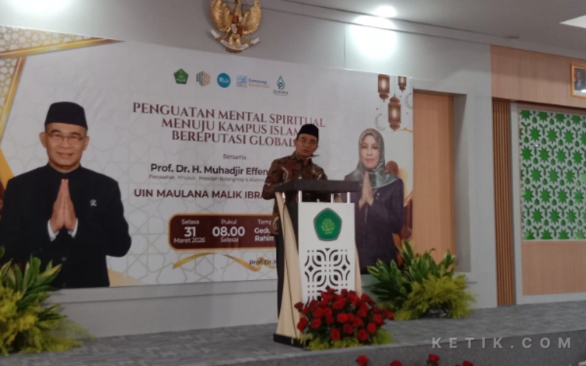 Halalbihalal UIN Malang, Muhadjir Effendy Ingatkan Mahasiswa Perkuat Mental dan Spiritual