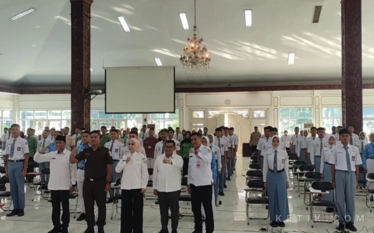 Bidik Level Nasional, 285 Calon Paskibraka Kendal Jalani Tes CAT Wawasan Kebangsaan
