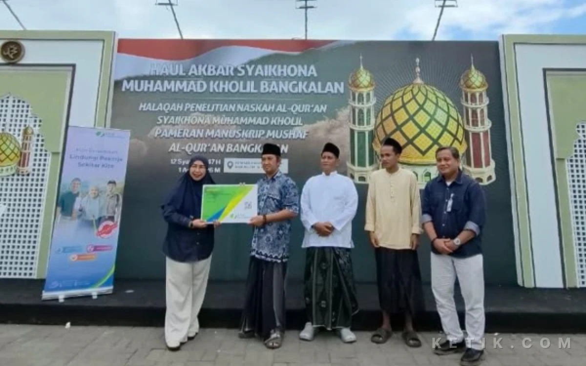 BPJS Ketenagakerjaan Madura Edukasi Jaminan Sosial di Tengah Haul Syaikhona Kholil