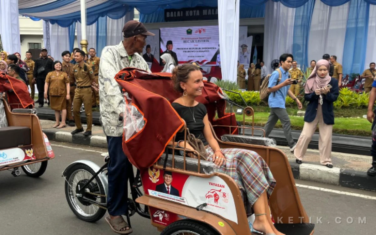 Pemkot Malang Siapkan Becak Listrik Layani Paket Perjalanan Wisata