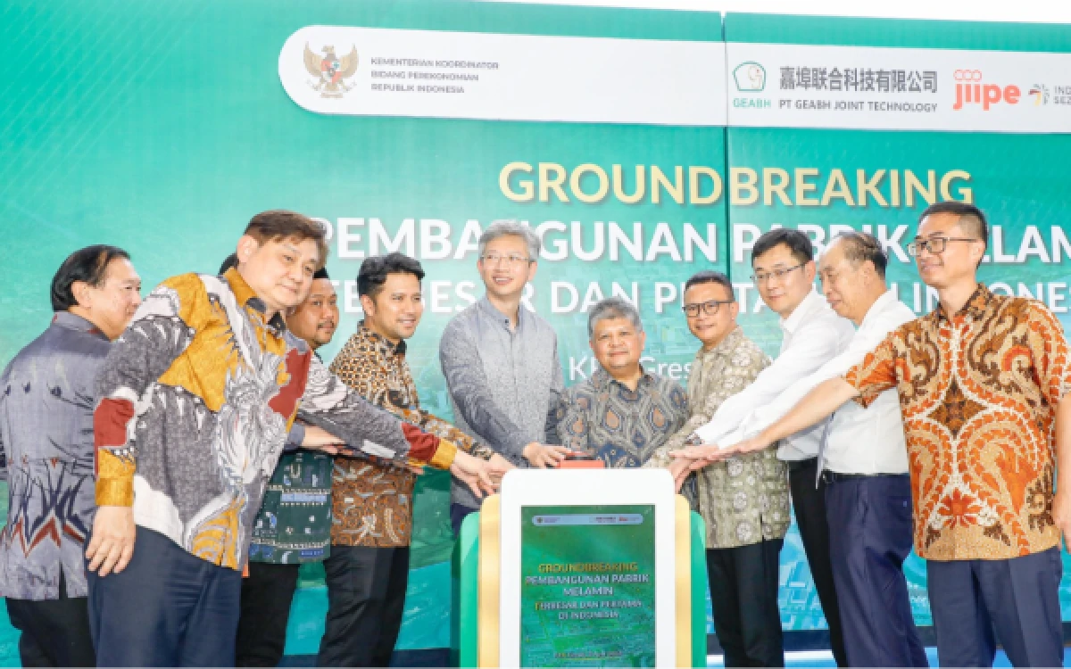 Wagub Emil Hadiri Groundbreaking PT Geabh, Investasi Rp5,4 Triliun Dorong Hilirisasi Industri Kimia Jatim