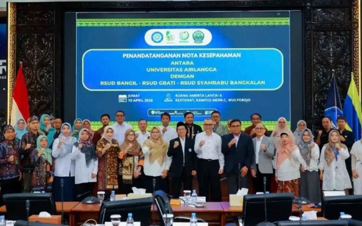 UNAIR Gandeng Tiga RSUD, Perkuat Ekosistem Pendidikan Medis dan Layanan Kesehatan