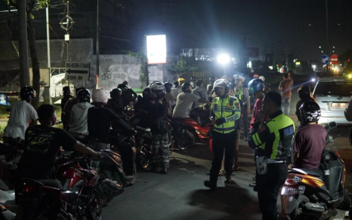 Balap Liar di Jalan Soekarno-Hatta, 71 Unit Motor Diamankan Satlantas Polres Tuban