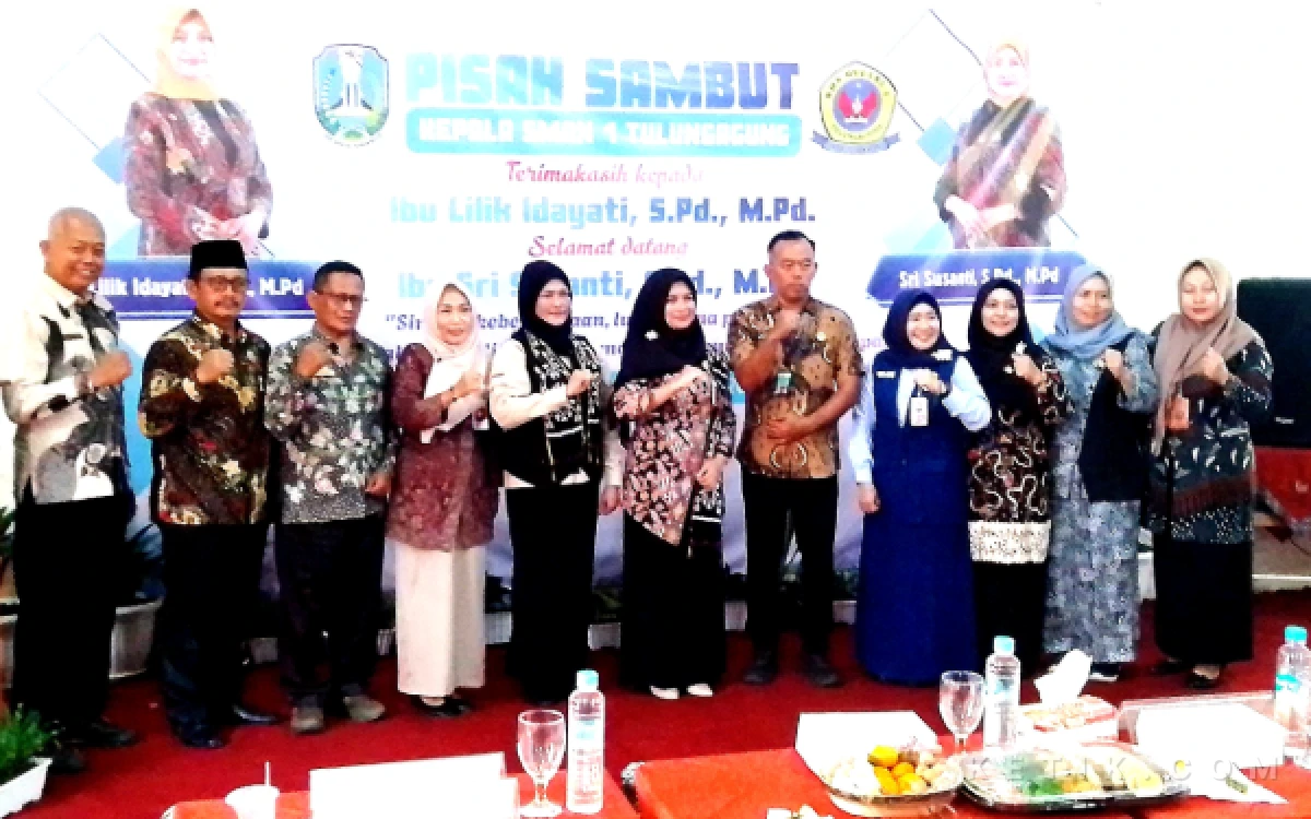 SMAN 1 Tulungagung Gelar Pisah Sambut Kepala Sekolah, Ini Harapannya